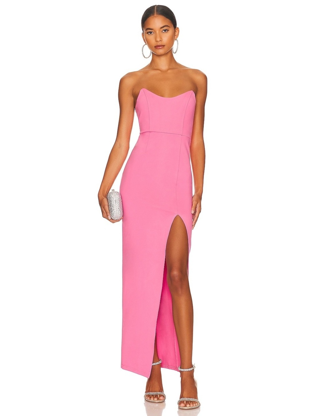 superdown ryleigh strapless maxi dress